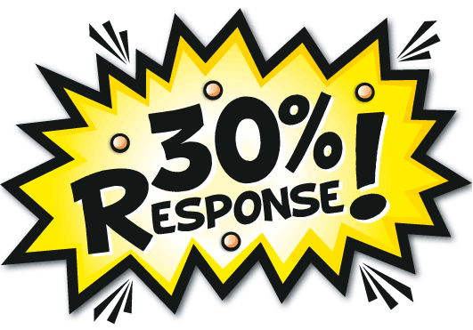 30 % Response – Steilvorlage für Ihren Erfolg 30 % Response – Steilvorlage für Ihren Erfolg